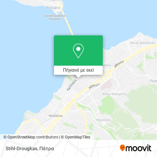 Stihl-Drougkas χάρτης