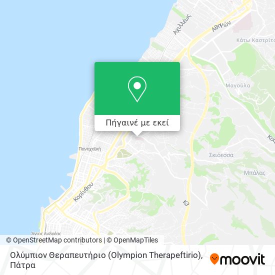 Ολύμπιον Θεραπευτήριο (Olympion Therapeftirio) χάρτης