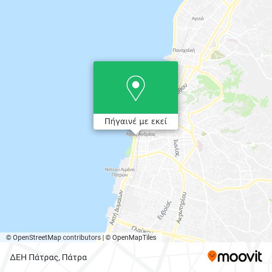 ΔΕΗ Πάτρας χάρτης