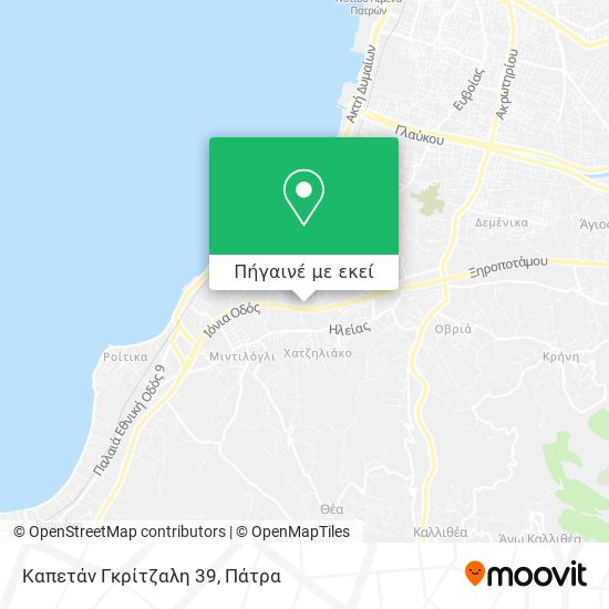 Καπετάν Γκρίτζαλη 39 χάρτης