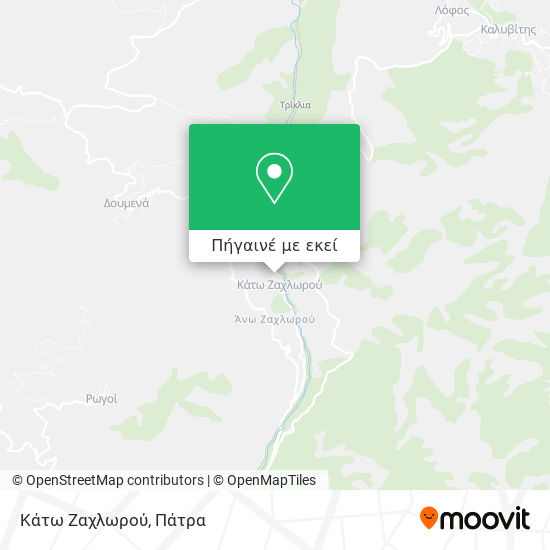 Κάτω Ζαχλωρού χάρτης