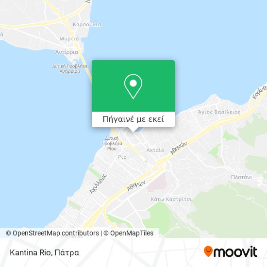 Kantina Rio χάρτης