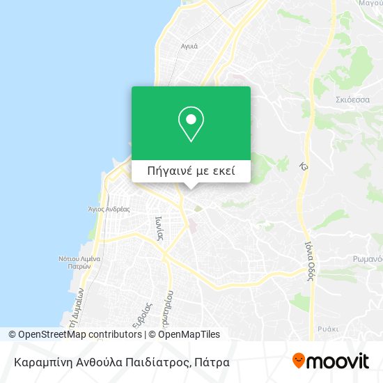 Καραμπίνη Ανθούλα Παιδίατρος χάρτης
