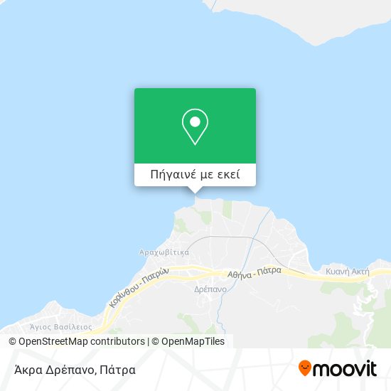 Άκρα Δρέπανο χάρτης