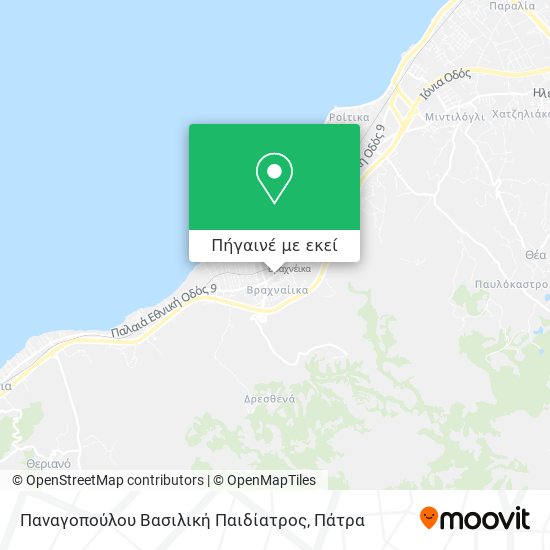 Παναγοπούλου Βασιλική Παιδίατρος χάρτης