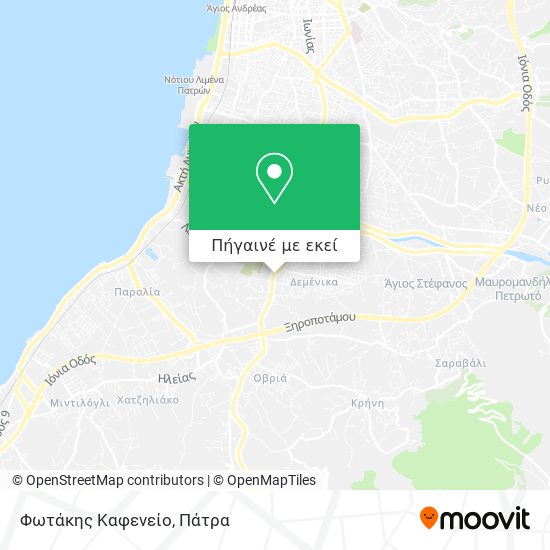 Φωτάκης Καφενείο χάρτης