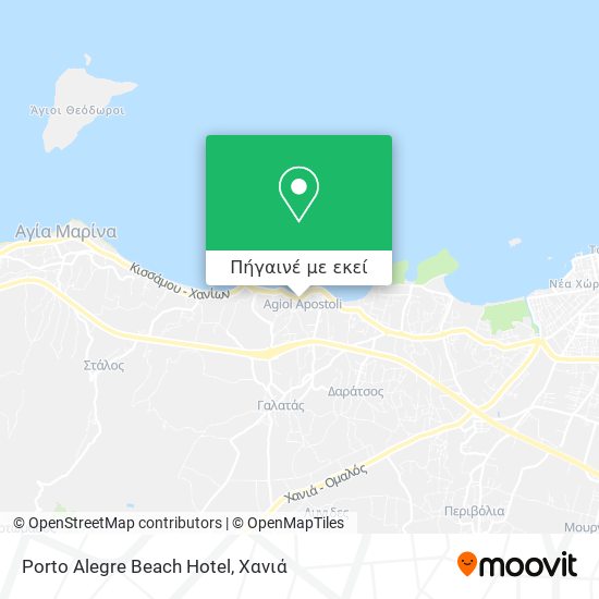 Porto Alegre Beach Hotel χάρτης