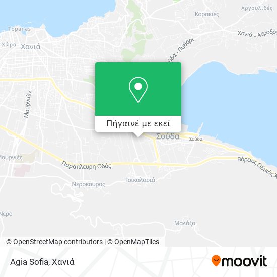 Agia Sofia χάρτης