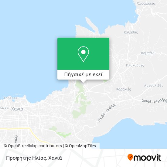 Προφήτης Ηλίας χάρτης