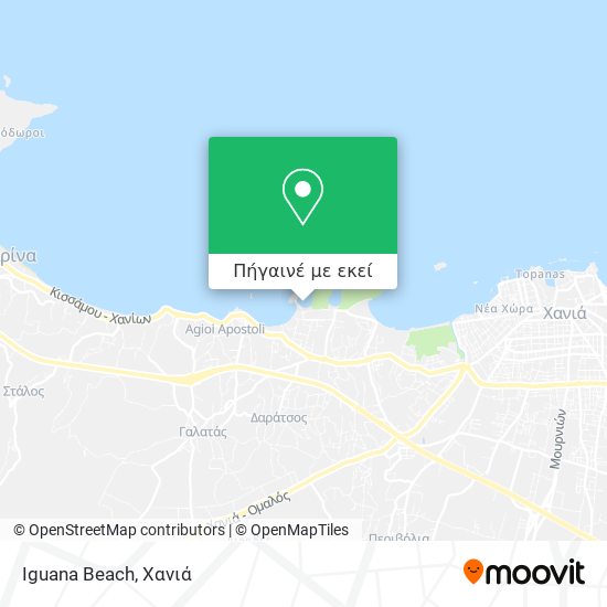 Iguana Beach χάρτης