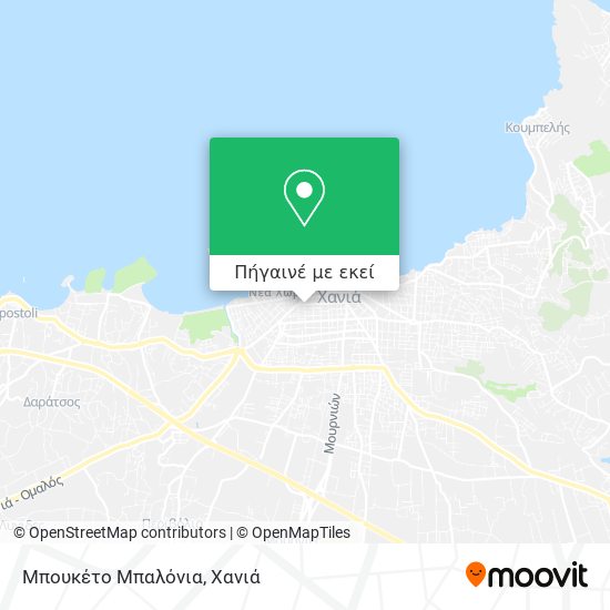 Μπουκέτο Μπαλόνια χάρτης
