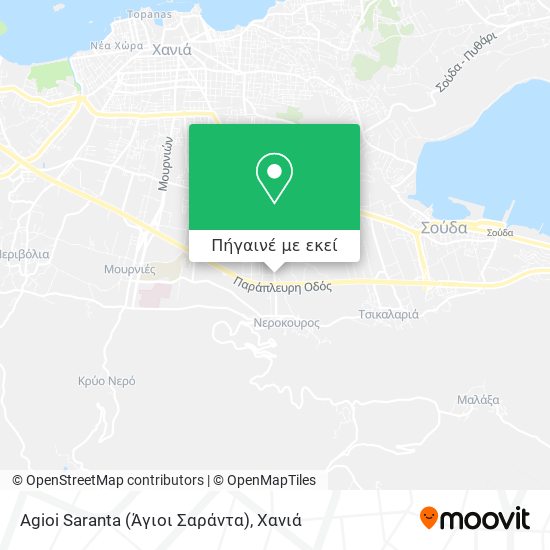 Agioi Saranta (Άγιοι Σαράντα) χάρτης
