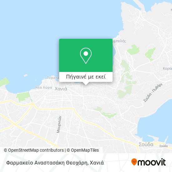 Φαρμακείο Αναστασάκη Θεοχάρη χάρτης