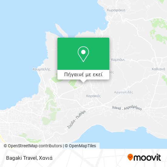 Bagaki Travel χάρτης