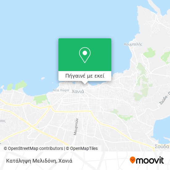 Κατάληψη Μελιδόνη χάρτης