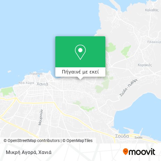Μικρή Αγορά χάρτης