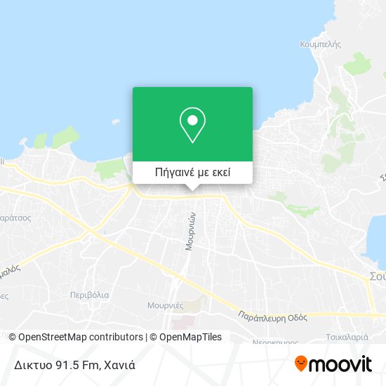 Δικτυο 91.5 Fm χάρτης
