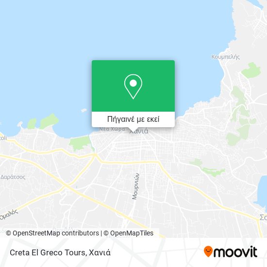 Creta Εl Greco Tours χάρτης