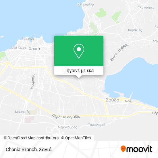 Chania Branch χάρτης