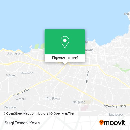 Stegi Texnon χάρτης