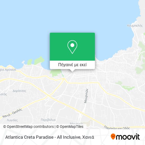 Atlantica Creta Paradise - All Inclusive χάρτης