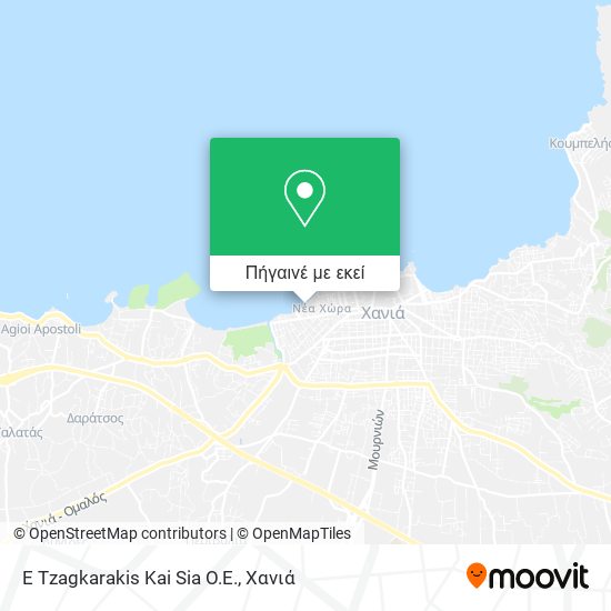 E Tzagkarakis Kai Sia O.E. χάρτης