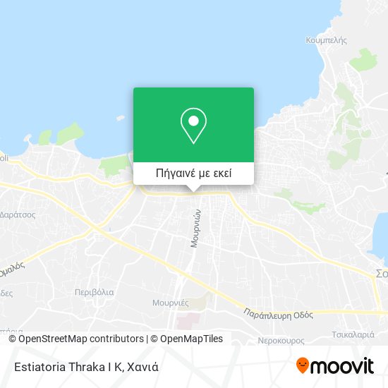 Estiatoria Thraka I K χάρτης