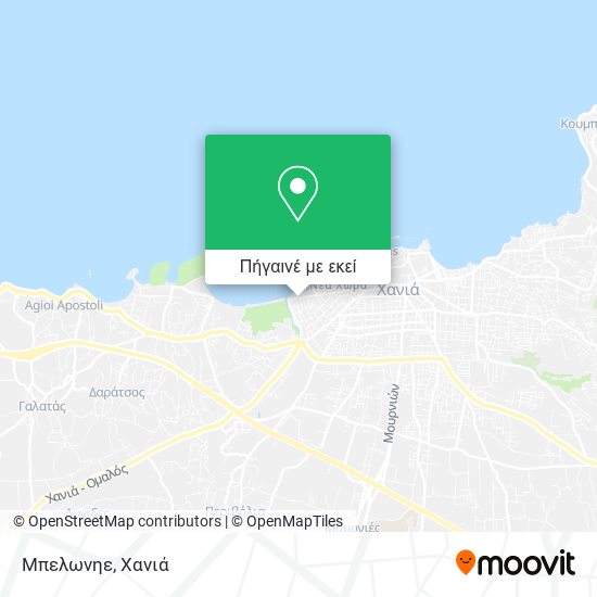 Μπελωνηε χάρτης