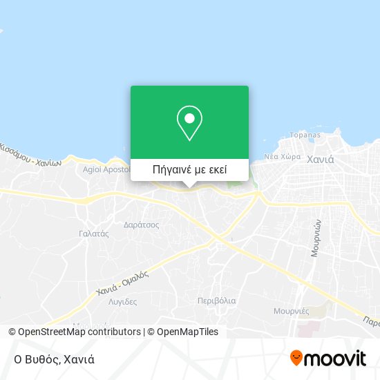 Ο Βυθός χάρτης