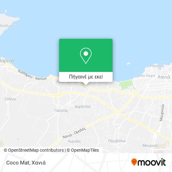 Coco Mat χάρτης