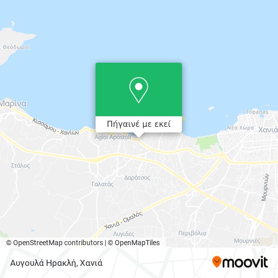 Αυγουλά Ηρακλή χάρτης