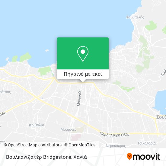 Βουλκανιζατέρ Bridgestone χάρτης