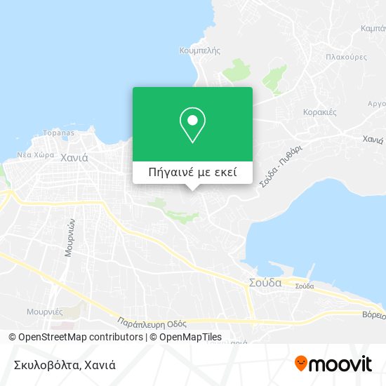 Σκυλοβόλτα χάρτης