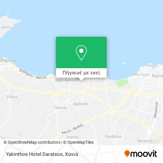 Yakinthos Hotel Daratsos χάρτης