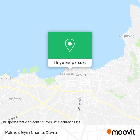 Palmos Gym Chania χάρτης