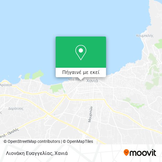 Λιονάκη Ευαγγελίας χάρτης