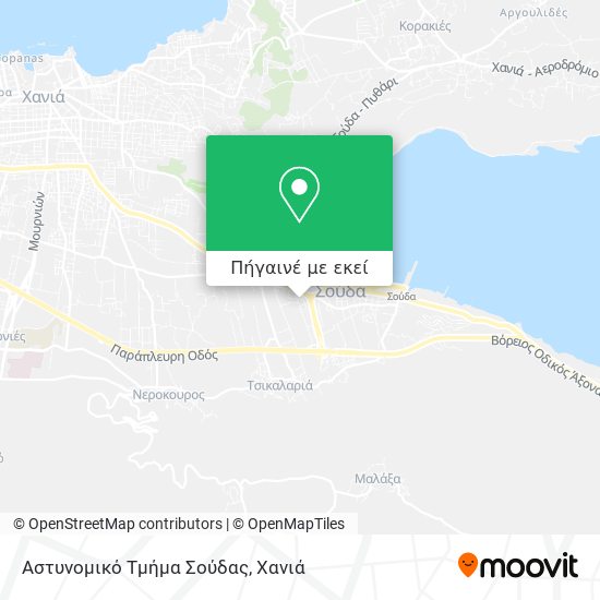 Αστυνομικό Τμήμα Σούδας χάρτης