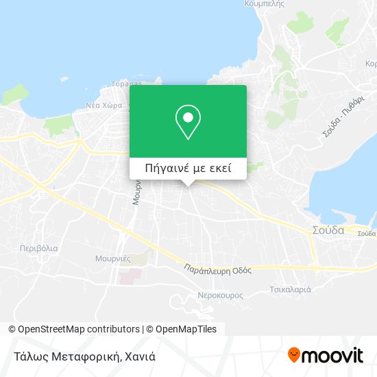 Τάλως Μεταφορική χάρτης