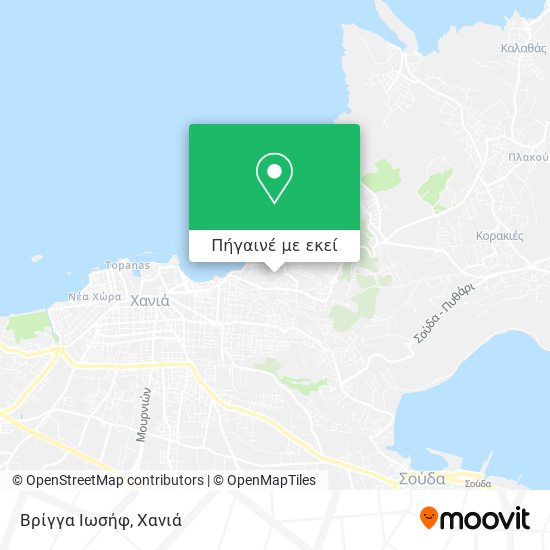Βρίγγα Ιωσήφ χάρτης
