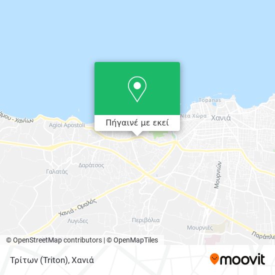 Τρίτων (Triton) χάρτης