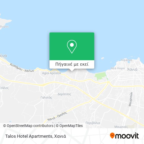 Talos Hotel Apartments χάρτης