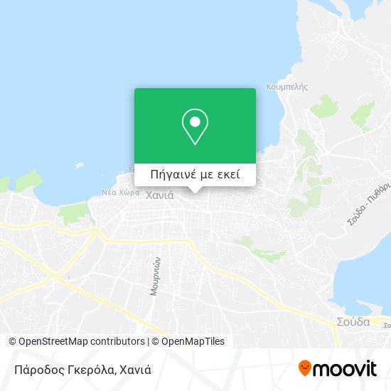 Πάροδος Γκερόλα χάρτης