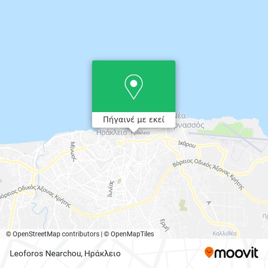 Leoforos Nearchou χάρτης