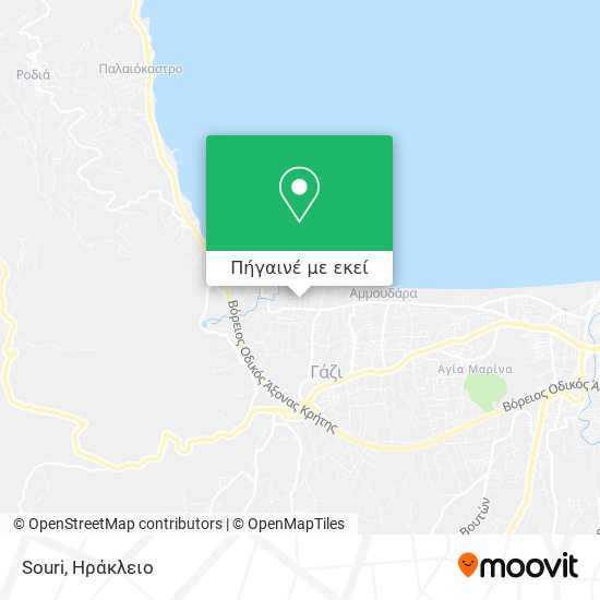 Souri χάρτης