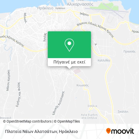 Πλατεία Νέων Αλατσάτων χάρτης