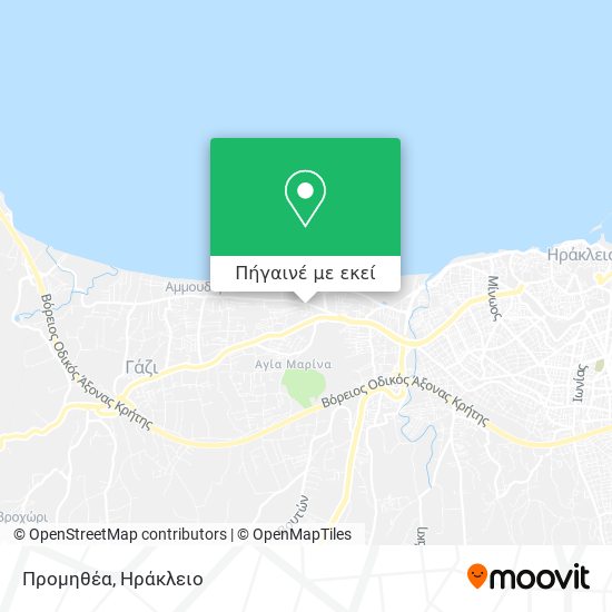 Προμηθέα χάρτης