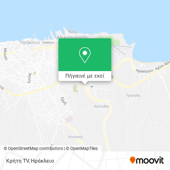 Κρήτη TV χάρτης