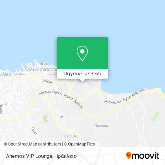 Anemos VIP Lounge χάρτης