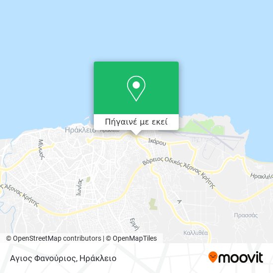 Αγιος Φανούριος χάρτης