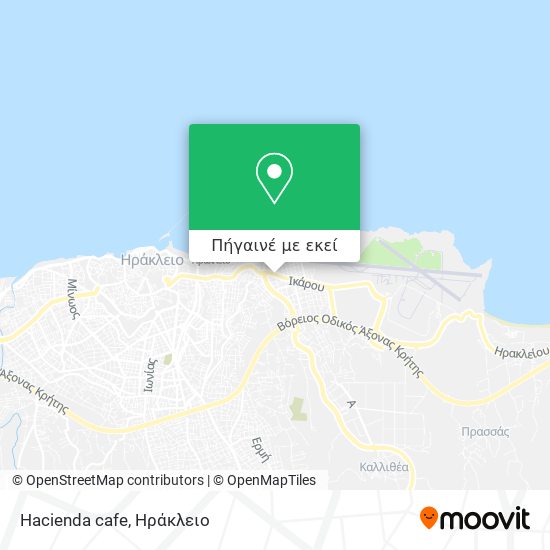 Hacienda cafe χάρτης